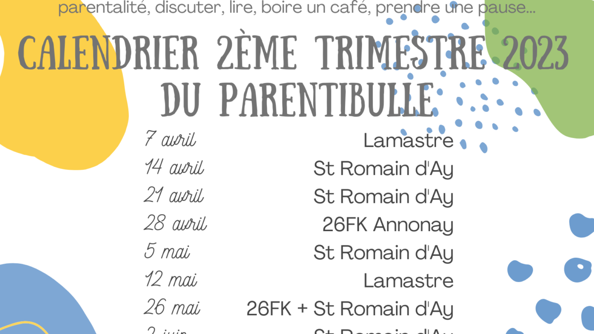 PARENTIBULLE 2e TRIM 2023