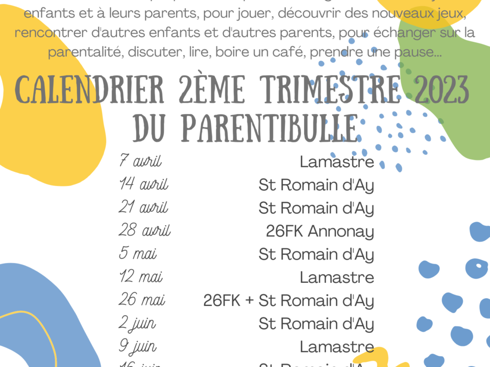 PARENTIBULLE 2e TRIM 2023