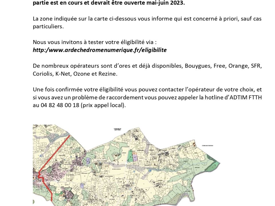 La fibre optique est là